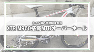 [ブレーキオイル漏れ問題]古いXTRをオーバーホール