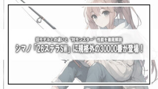【2026新製品】シマノ「26ステラSW」に規格外の30000番が登場!旧モデルとの違いと“対モンスター”性能を徹底解説